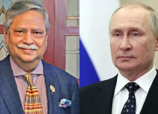 নতুন রাষ্ট্রপতি সাহাবুদ্দিনকে অভিনন্দন জানিয়ে যা বললেন পুতিন